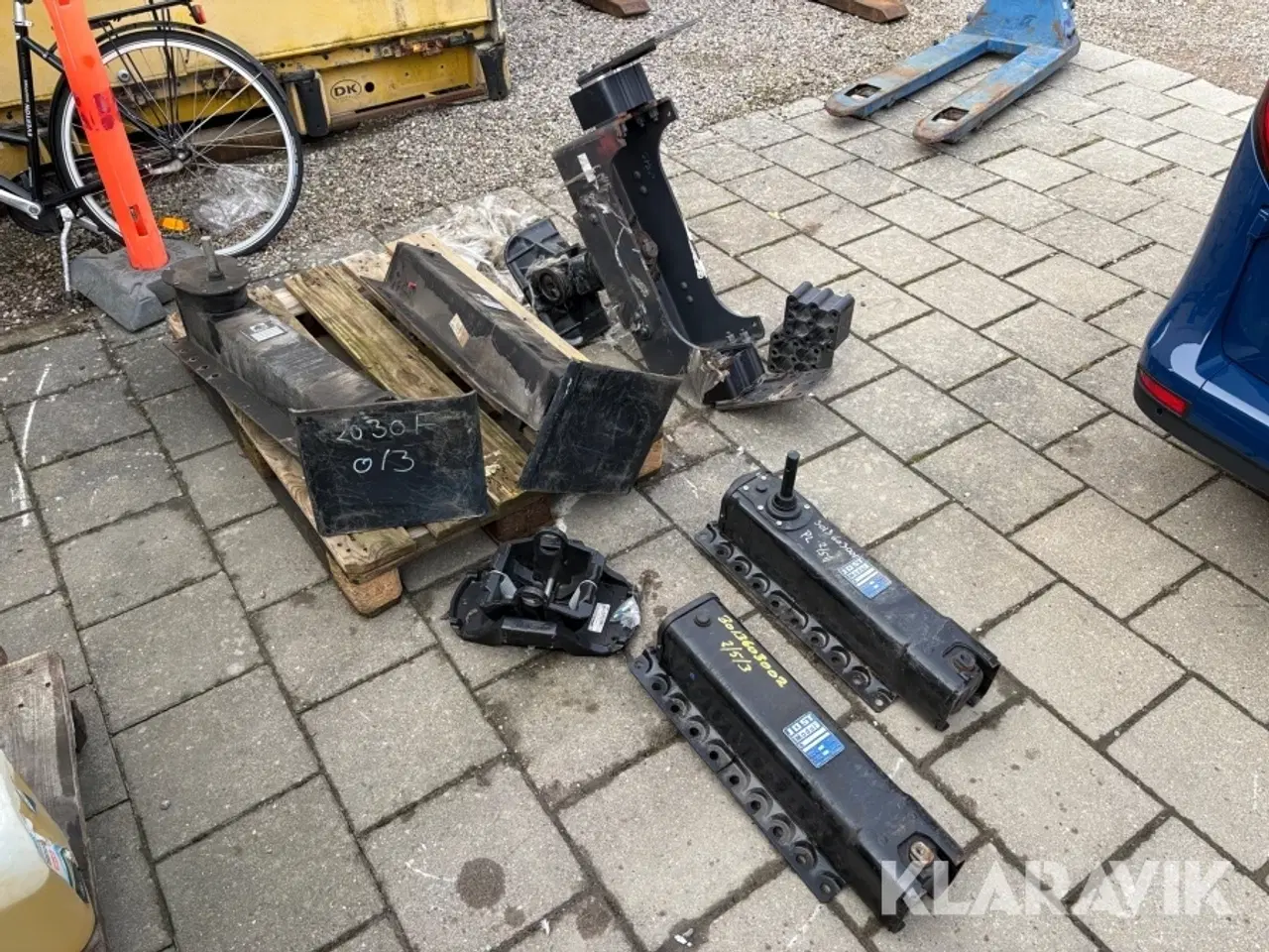 Billede 2 - Støtteben JOST Haacon B0603 2030 F 013 G RO 40CH-150 samlet lot