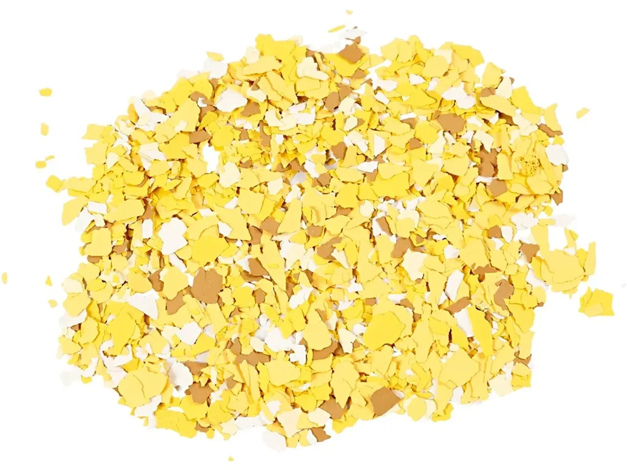 Billede 1 - Terrazzoflager, gul, 90g/ 1 ds.