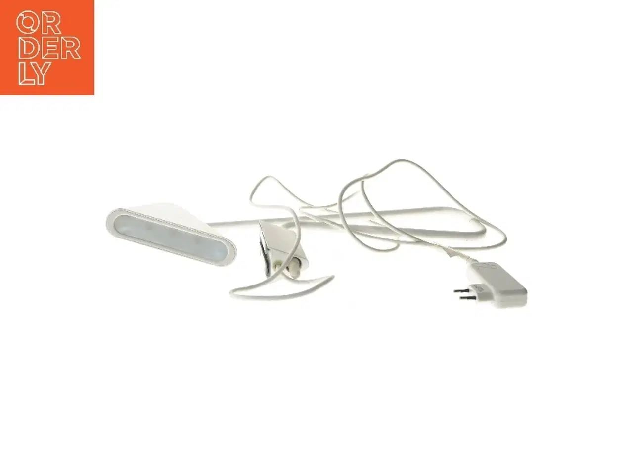 Billede 2 - Hvid Ikea PS12 væglampe med adapter (str. 55 cm)