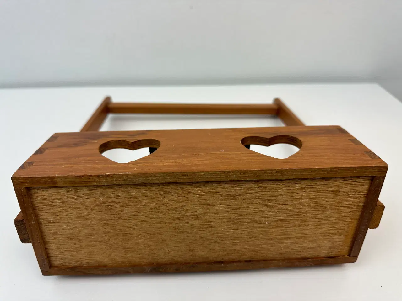 Billede 7 - Retro flaskeholder / opsats i teak