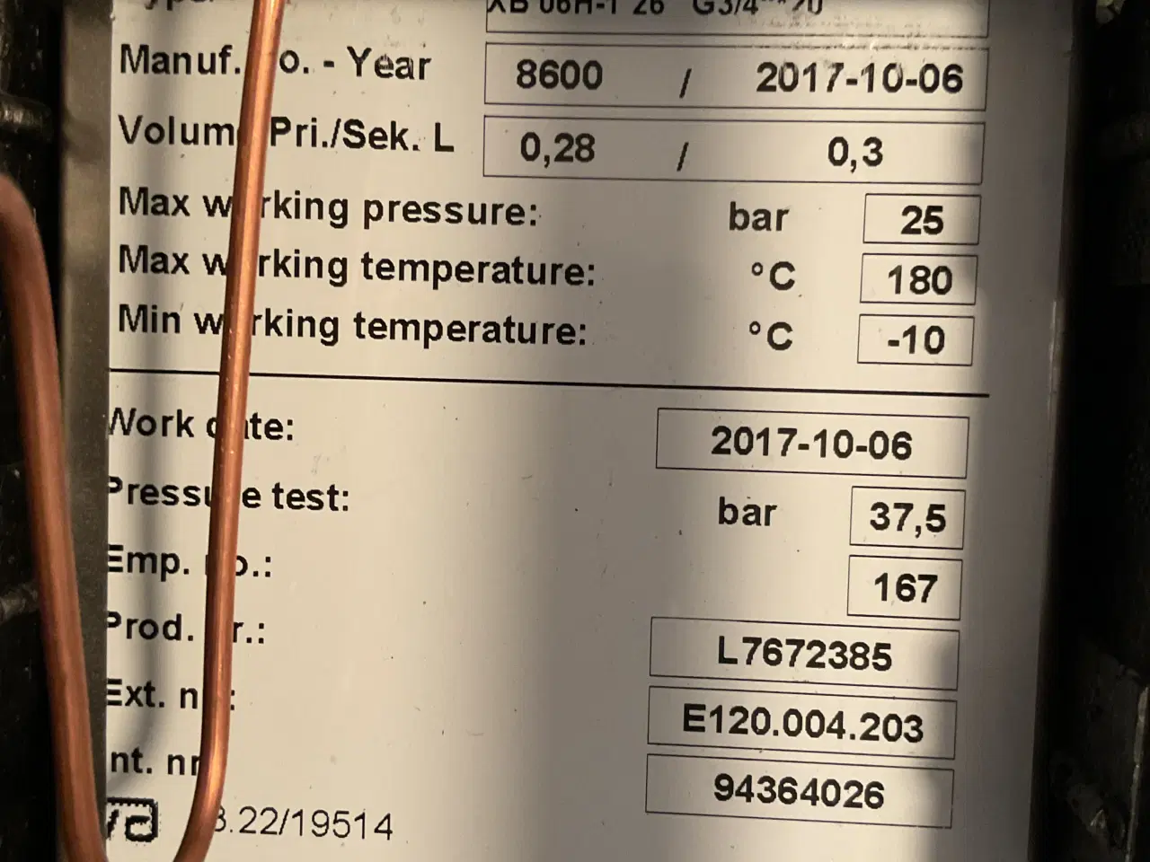Billede 3 - Redan Lux 11 Vandvarmer /væksler