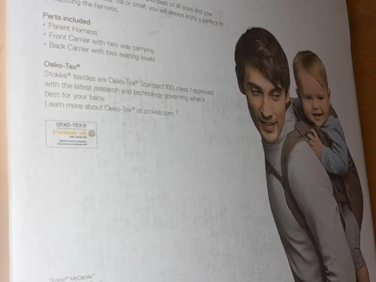 Billede 4 - Bæresele til baby og op