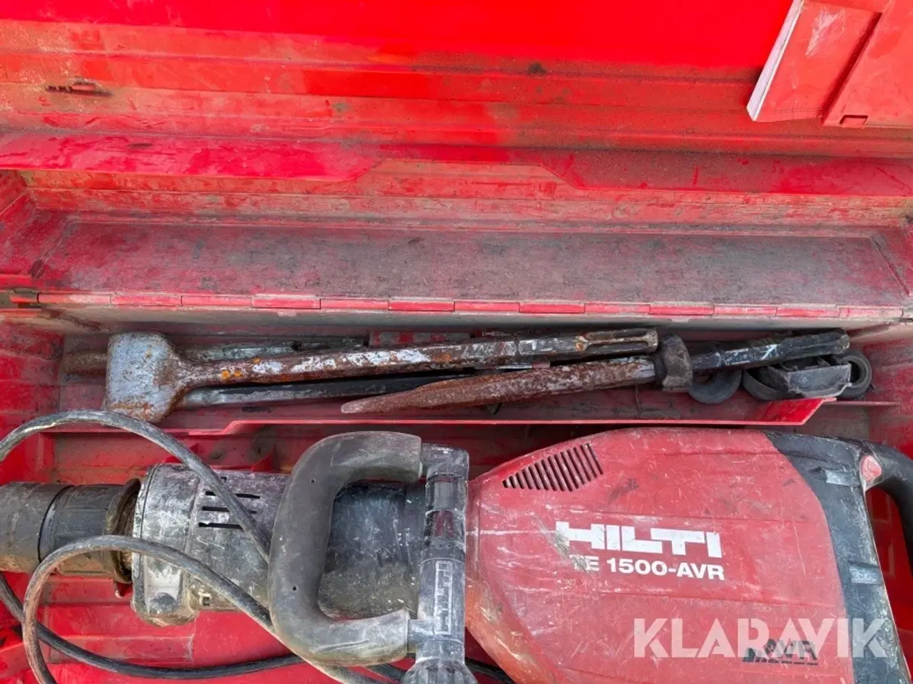 Billede 4 - Mejselhammer Hilti TE 1500-AVR med mejsler