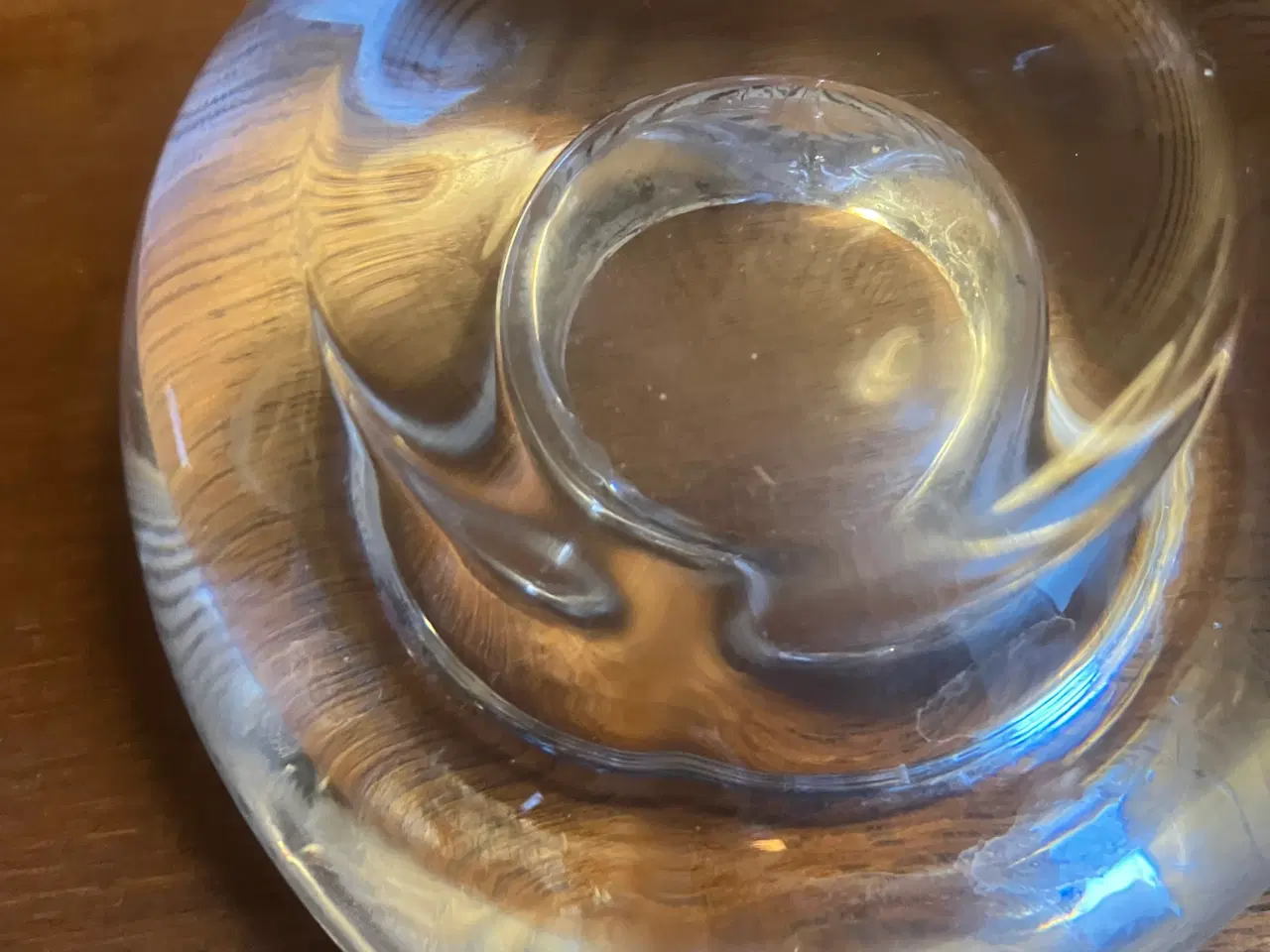 Billede 1 - fyrfadsstage i krystal glas fra Orrefors