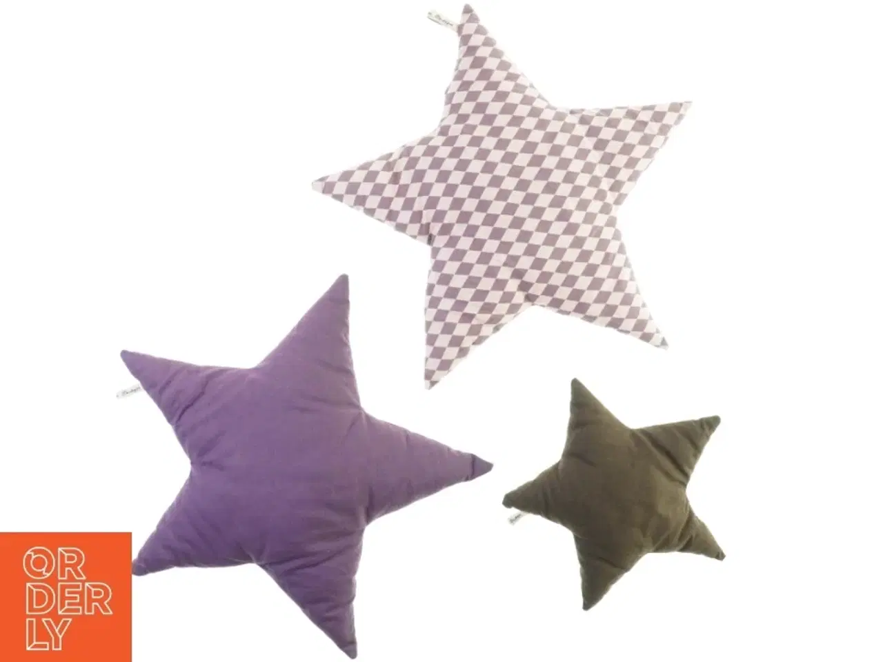 Billede 3 - Stjerneformede puder fra Krotoften Design (str. 45 cm 28 cm)