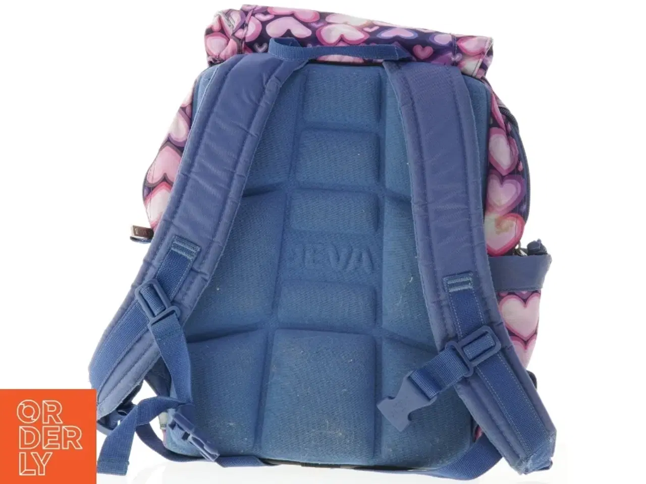Billede 3 - Jeva skoletaske med hjerte design fra Jeva (str. 43x30 cm)