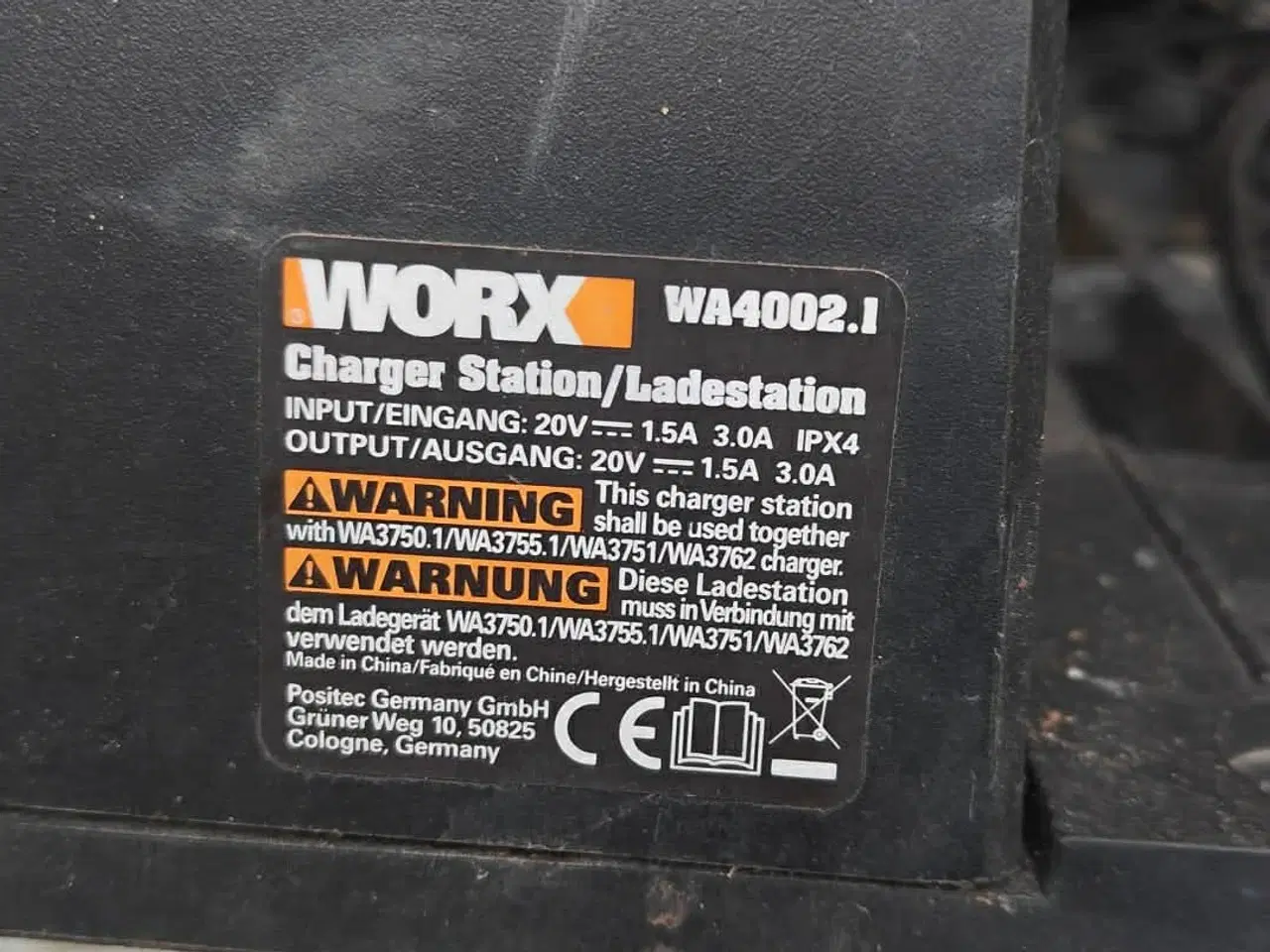 Billede 2 - WORX WA4002.1 Ladestation