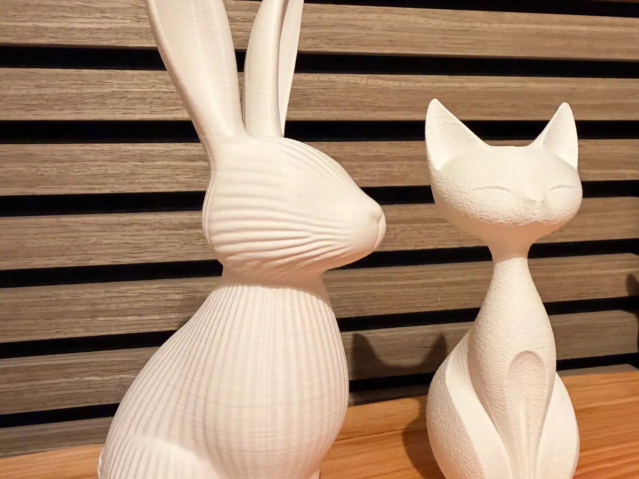 Billede 1 - Stilrent makkerpar til hjemmet – Kat & Kanin