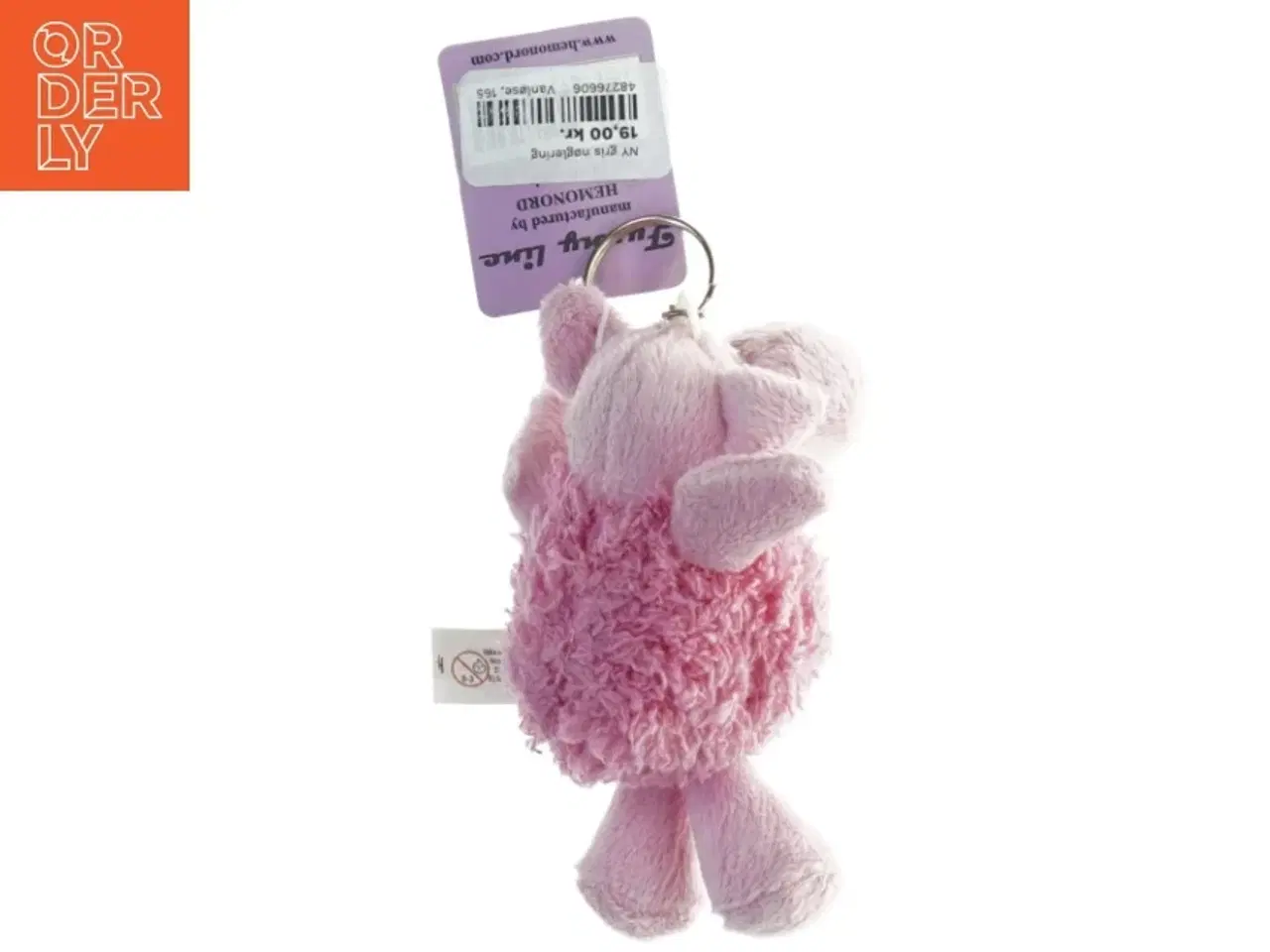 Billede 3 - NY Nøglering med blød bamse fra Marian (str. 12x8 cm)