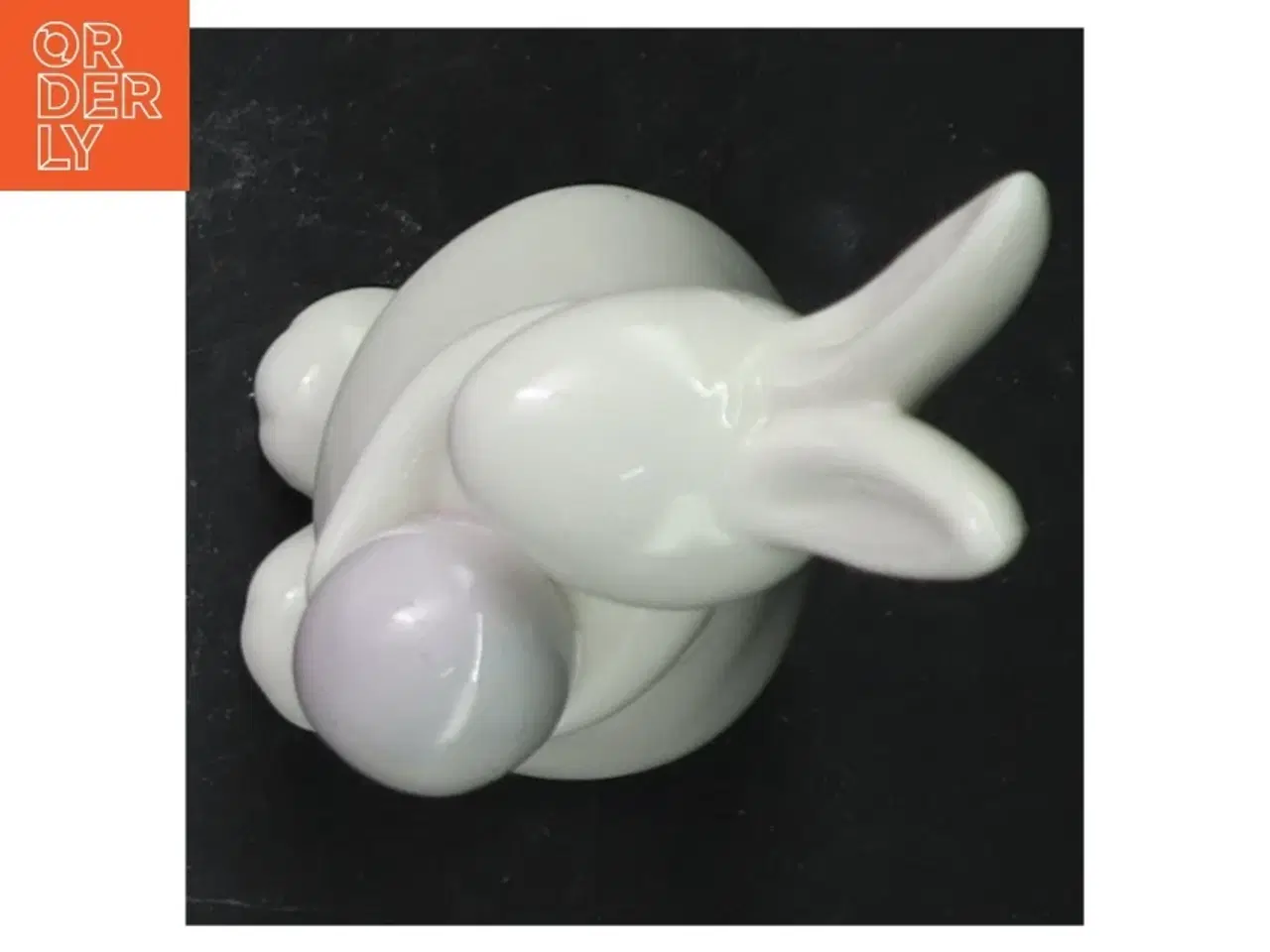 Billede 4 - Keramik kaninfigur (str. 14 cm)