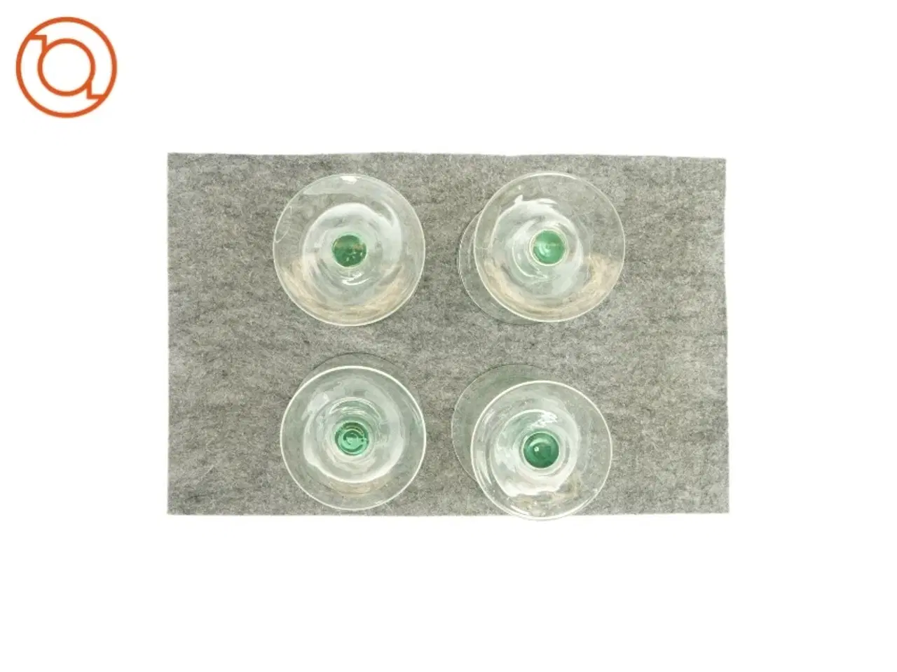 Billede 3 - Glaslysestager/vaser/skjuler (4 styks)