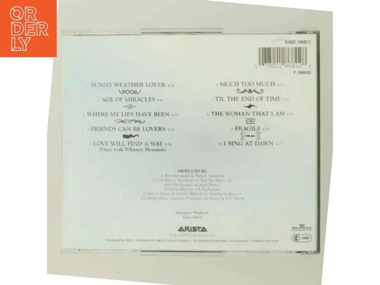 Billede 3 - Dionne Warwick CD fra Arista