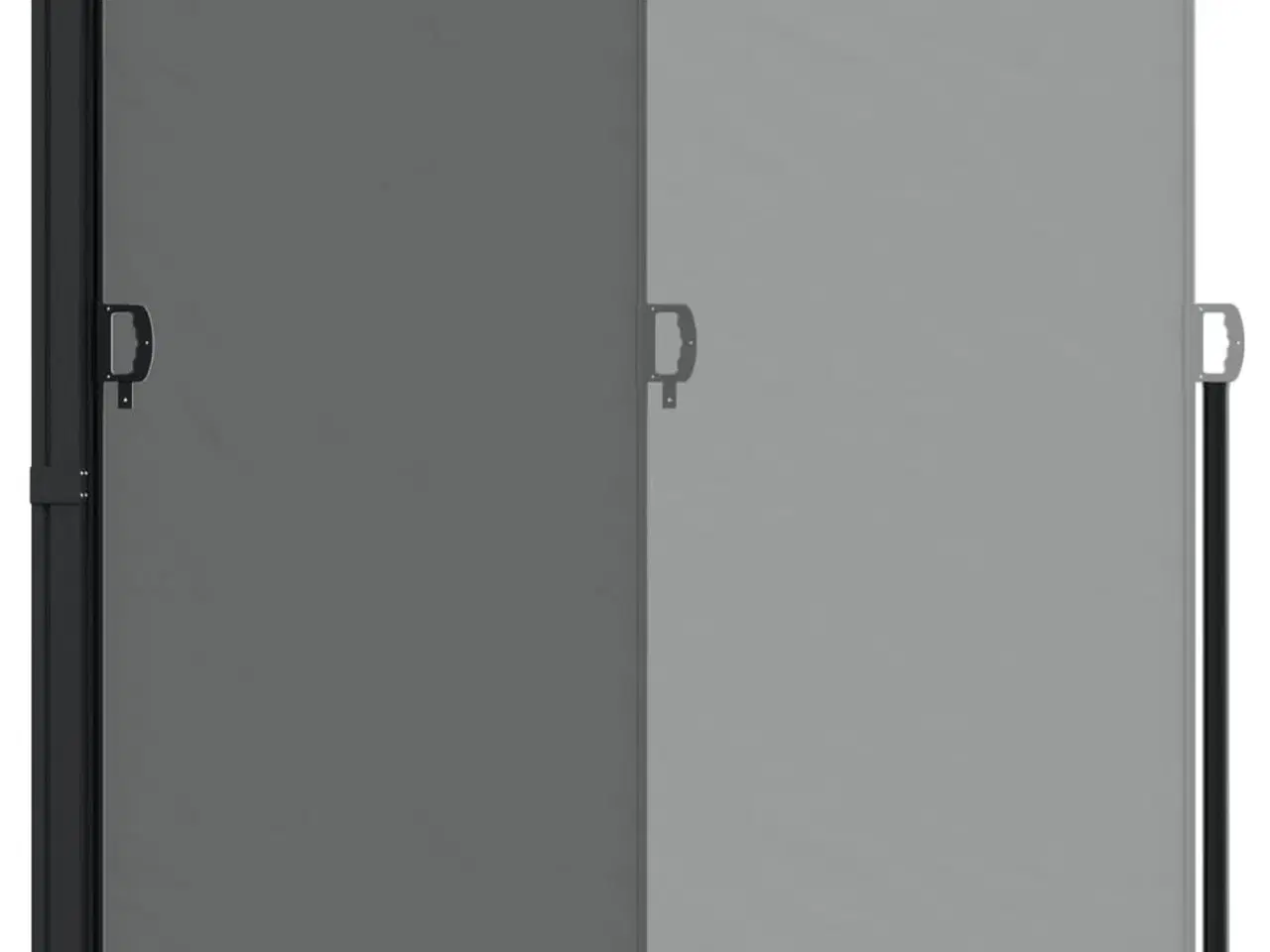 Billede 5 - Sidemarkise 180x500 cm sammenrullelig antracitgrå