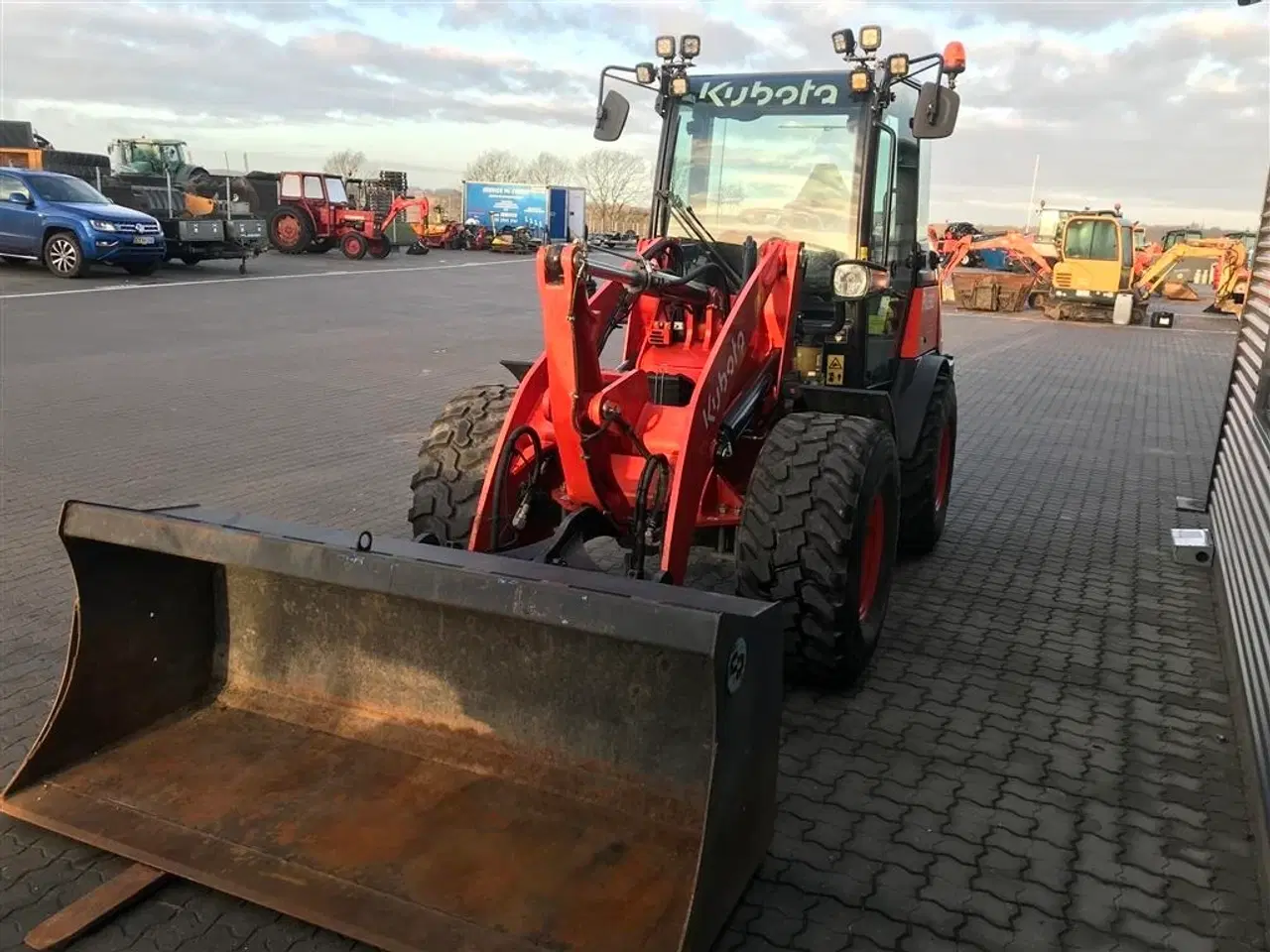 Billede 4 - Kubota R090 Centralsmørring skovl og gafler