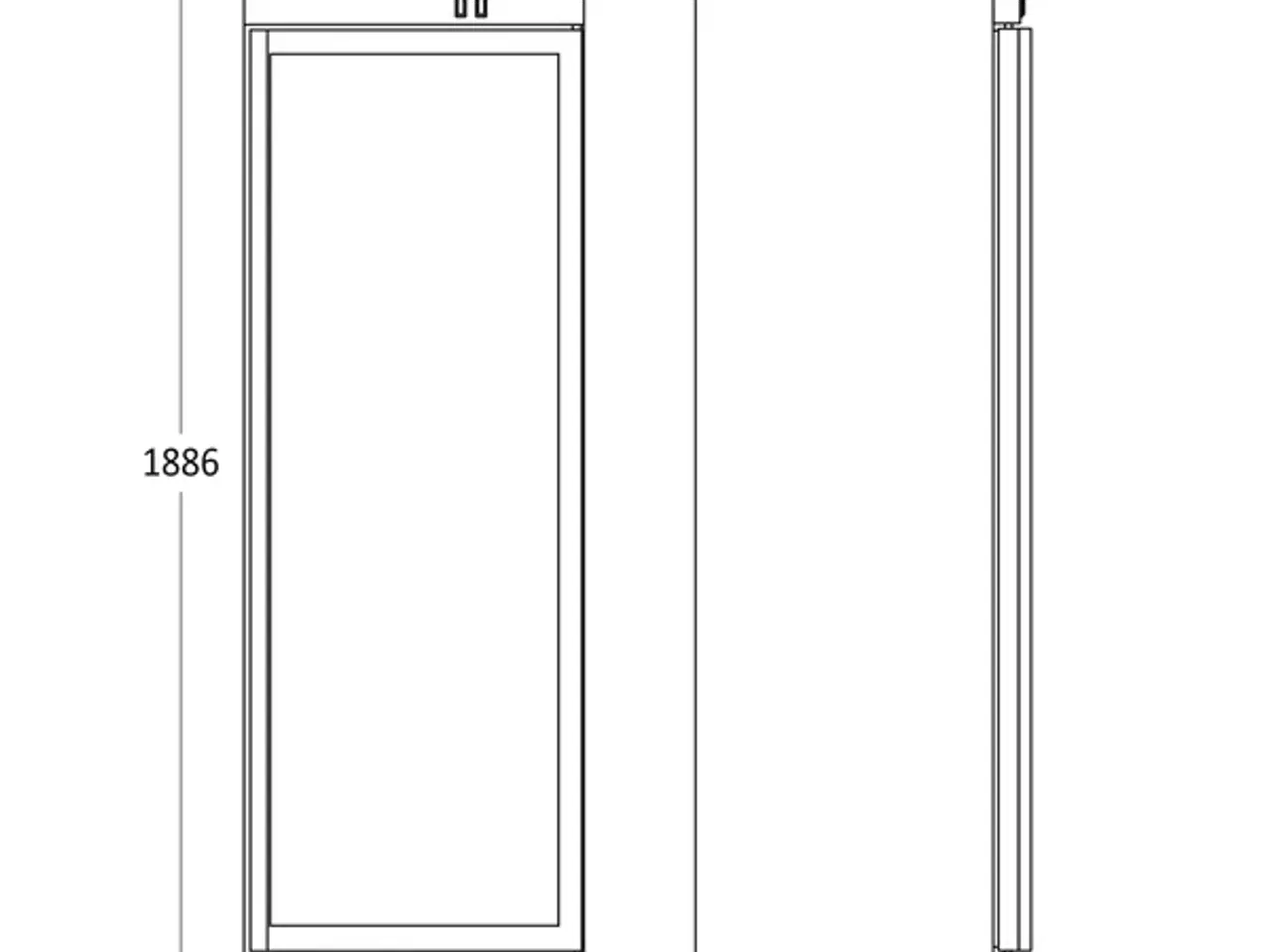 Billede 4 - Scandomestic Displaykøleskab 360 Liter Ventileret