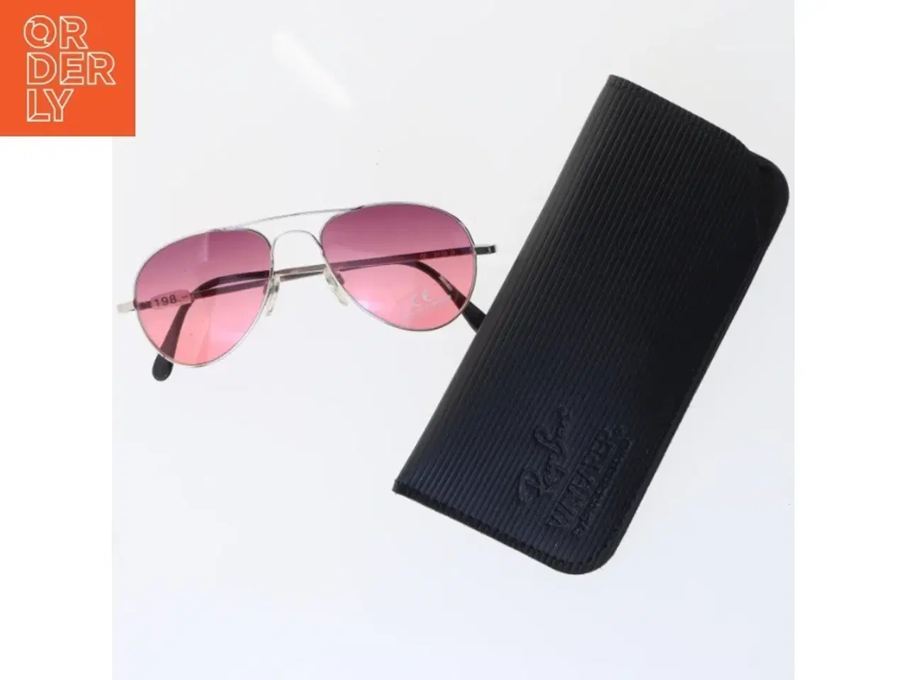 Billede 1 - Solbriller med lyserøde linser (str. 13 cm)