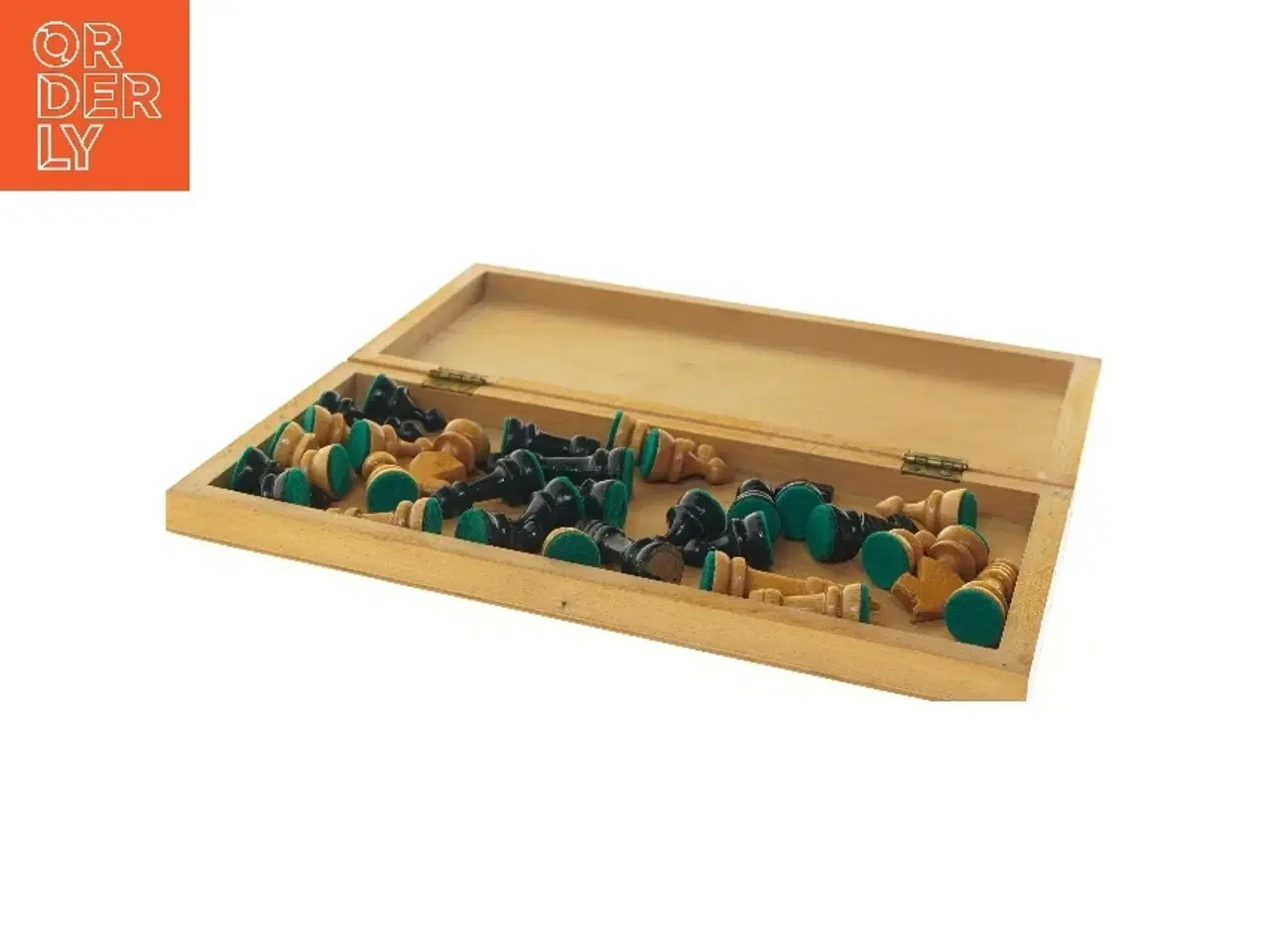 Billede 4 - Sammenklappeligt skakspil (str. 34x34 cm)