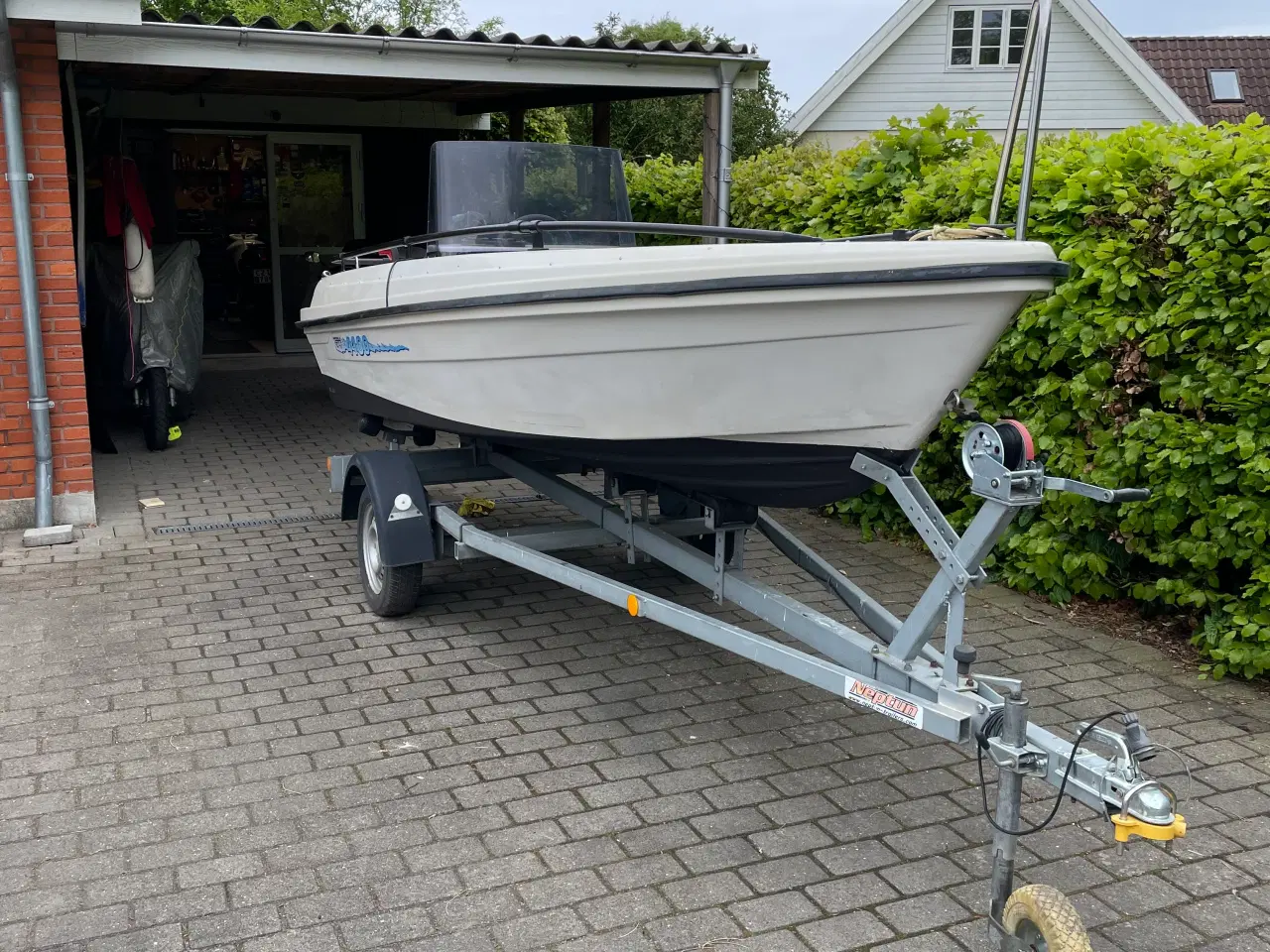 Billede 2 - TERHI 4100 styrepultbåd med 500 kg Neptun trailer 