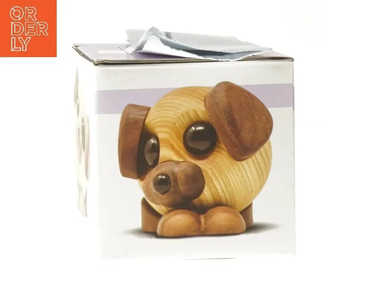 Billede 6 - Dekorativt træfiguras af Buddy hunden fra FableWood (str. 8 cm)