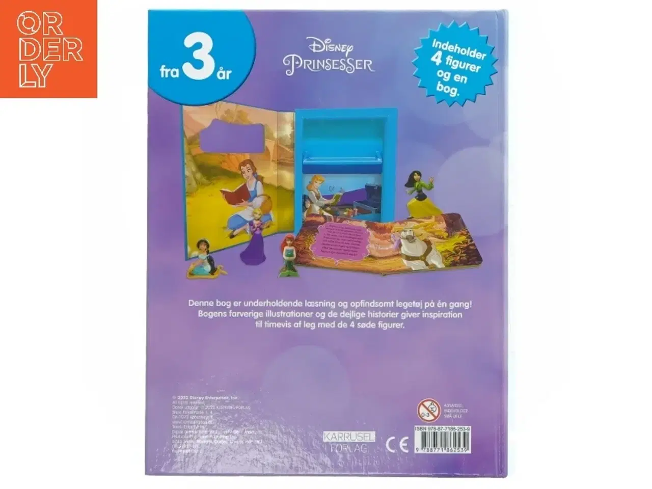 Billede 3 - Disney prinsesser bog med figurer fra Disney (str. 20,5x16 cm)