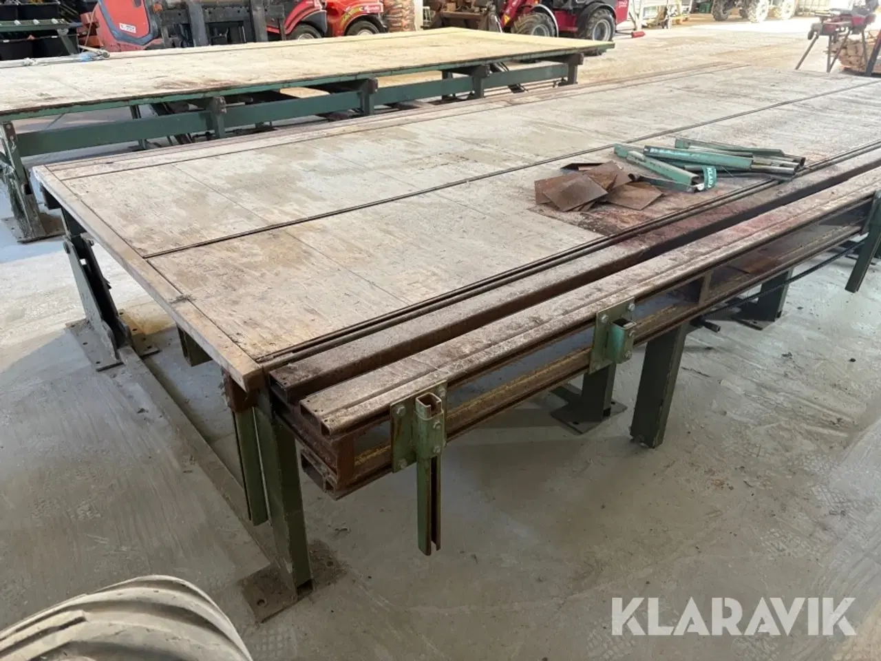 Billede 4 - Vendeborde med hydraulik station 2 borde.