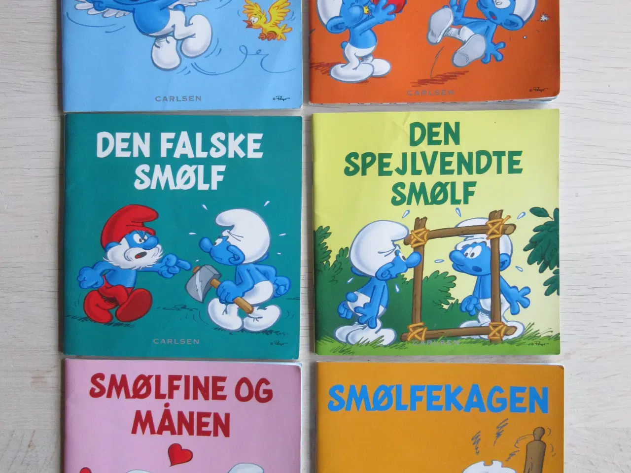 Billede 1 - Smølfebøger - flere forskellige slags ;-)