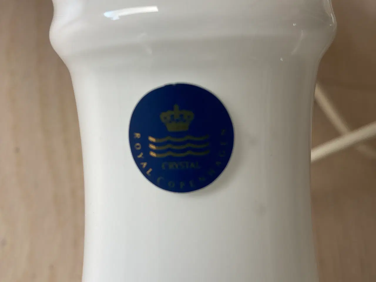 Billede 3 - Bordlampe Royal Copenhagen hvid
