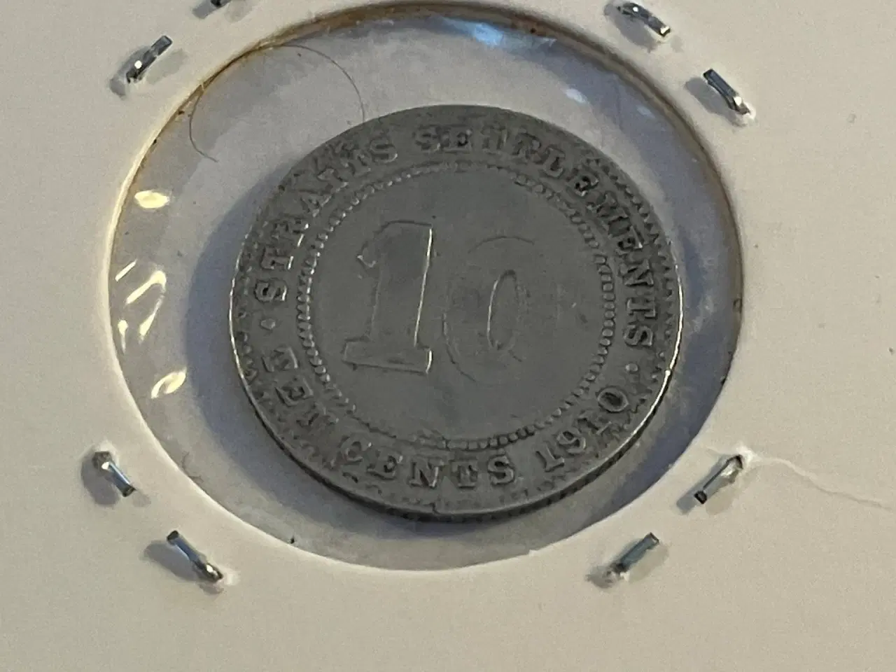Billede 1 - 10 Cents 1910 Straits Settlements