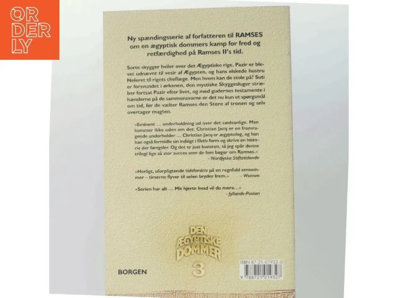 Billede 3 - Den ægyptiske dommer. Bind 1, Den skændede pyramide af Christian Jacq (Bog)