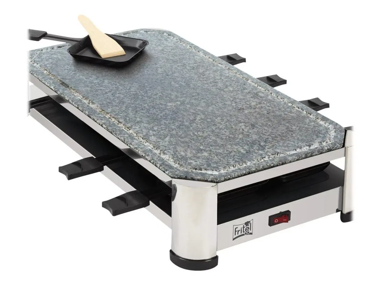 Billede 5 - Raclette grill FRITEL SG 2180 – rustfrit stål/krom-sort, 1.500 W
