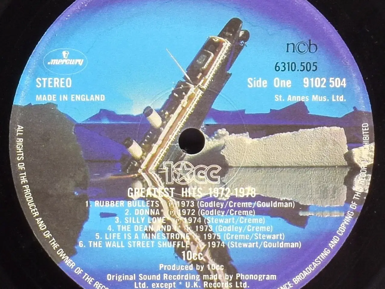 Billede 4 - 10cc - Greatest Hits 1972-1978 - UK 1979 - VG+/VG+