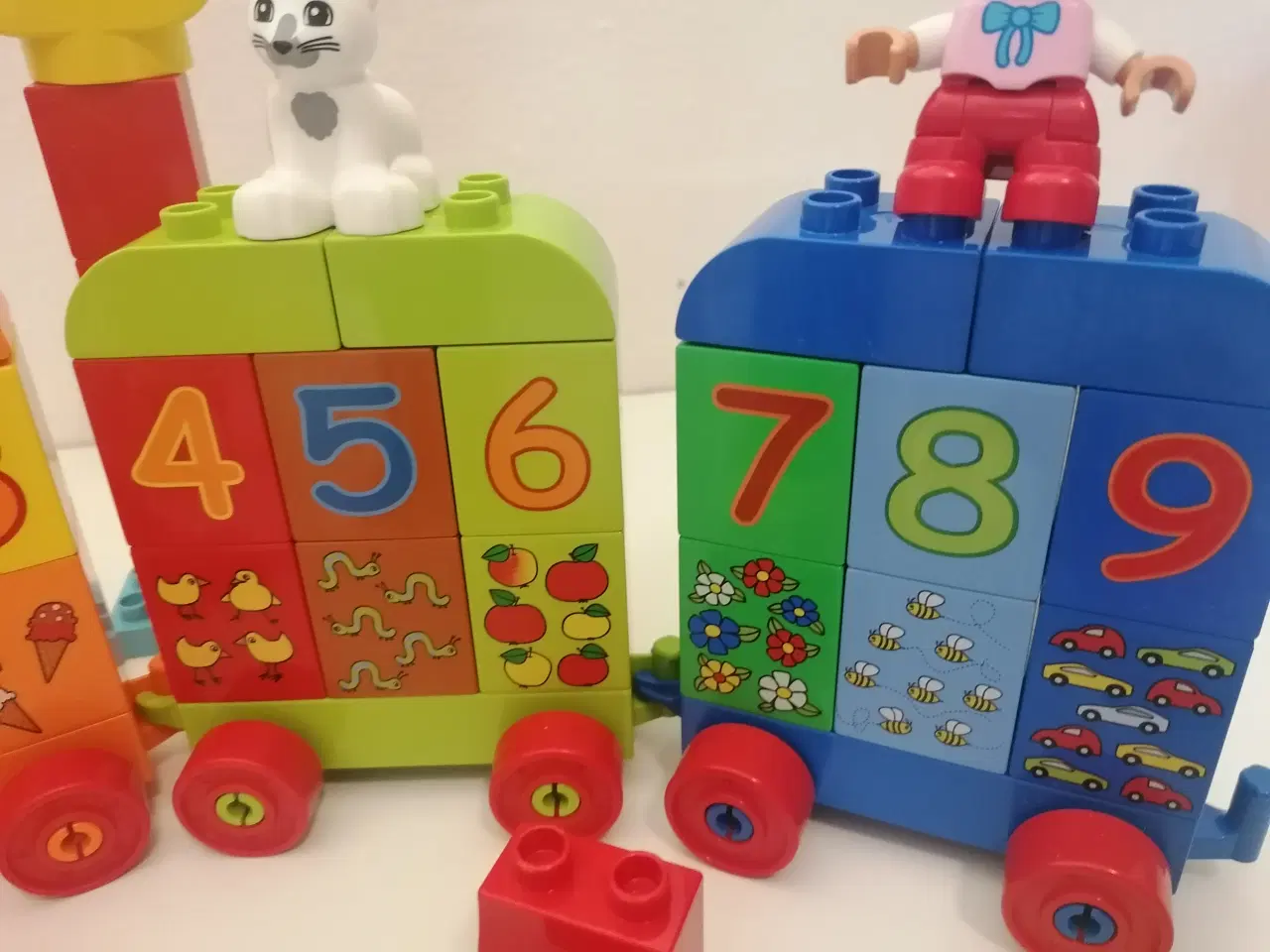 Billede 3 - Duplo Taltog Med tal fra 1 til 10 samt symboler 