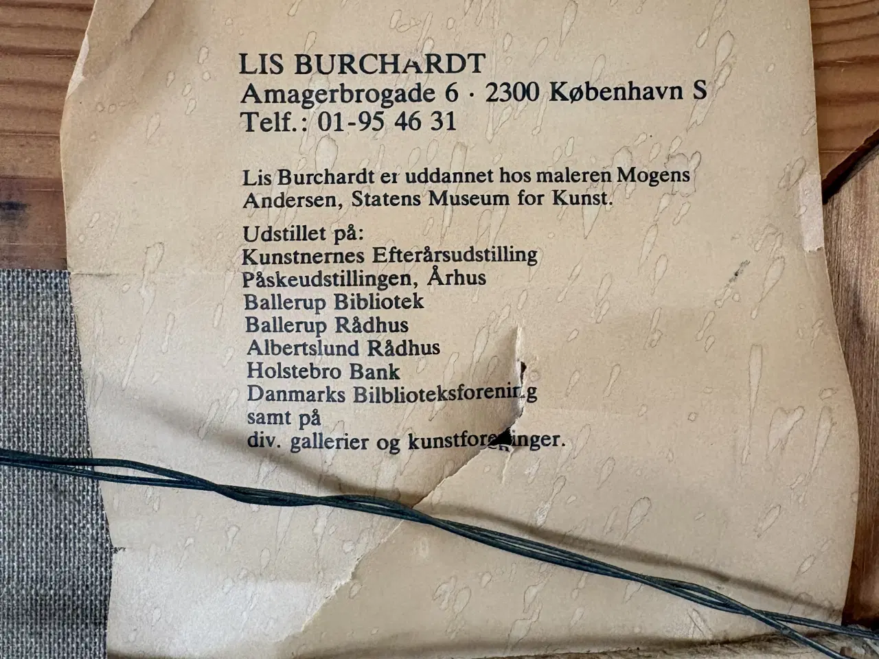 Billede 3 - Maleri af Lis Burchardt