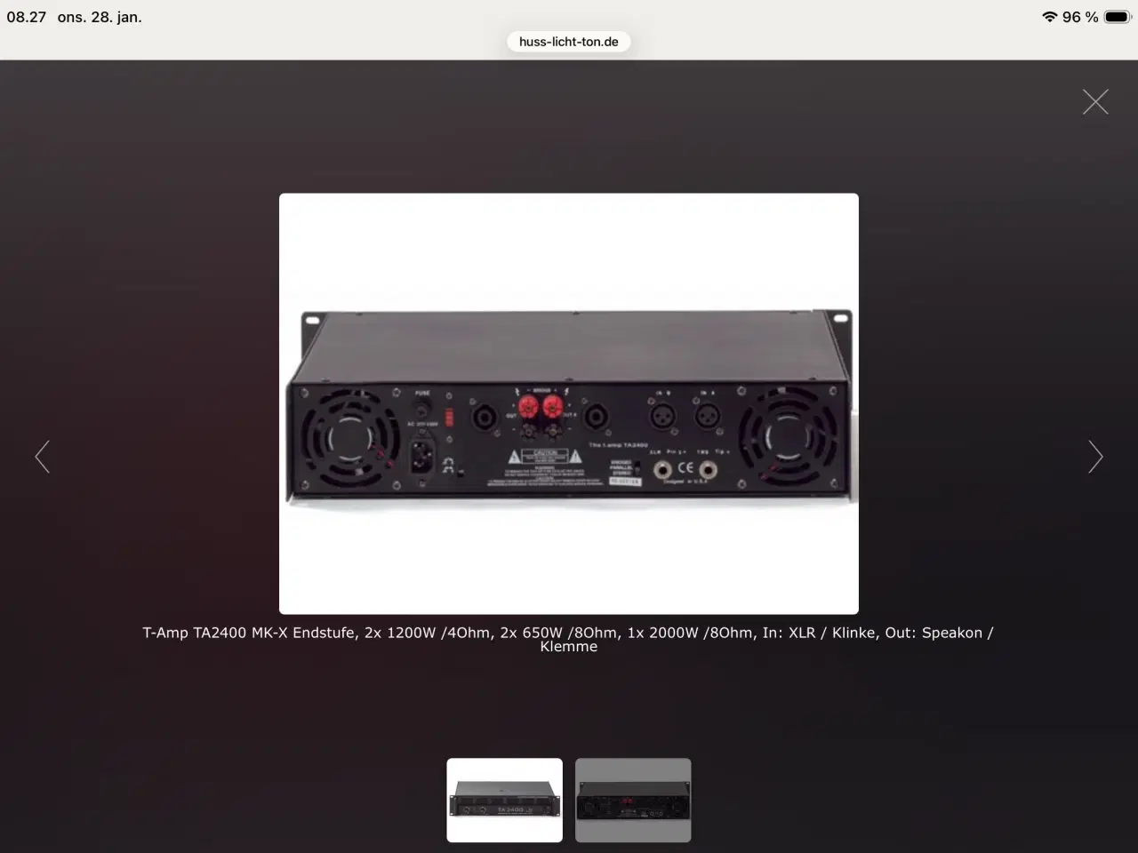 Billede 5 - PA anlæg forstærker og højtalere