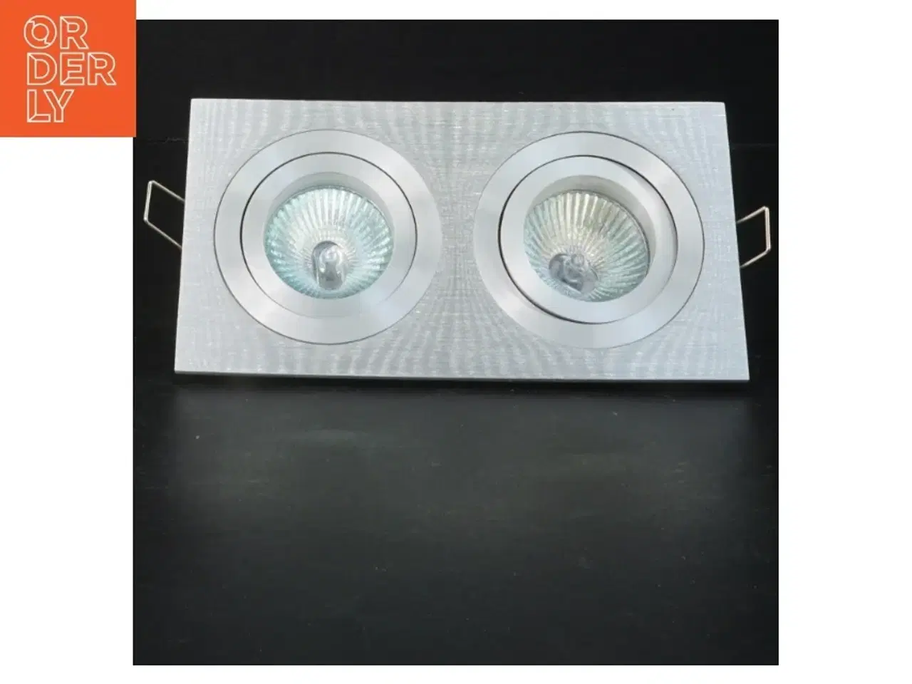 Billede 1 - Indbygningsspots (2x3 stk) (str. 17 x 9 cm)