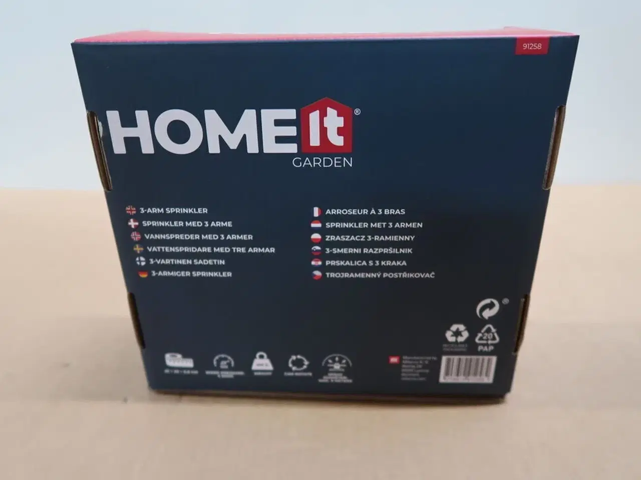 Billede 3 - 6 pk. HOME It® sprinkler med 3 arme og 18 dyser
