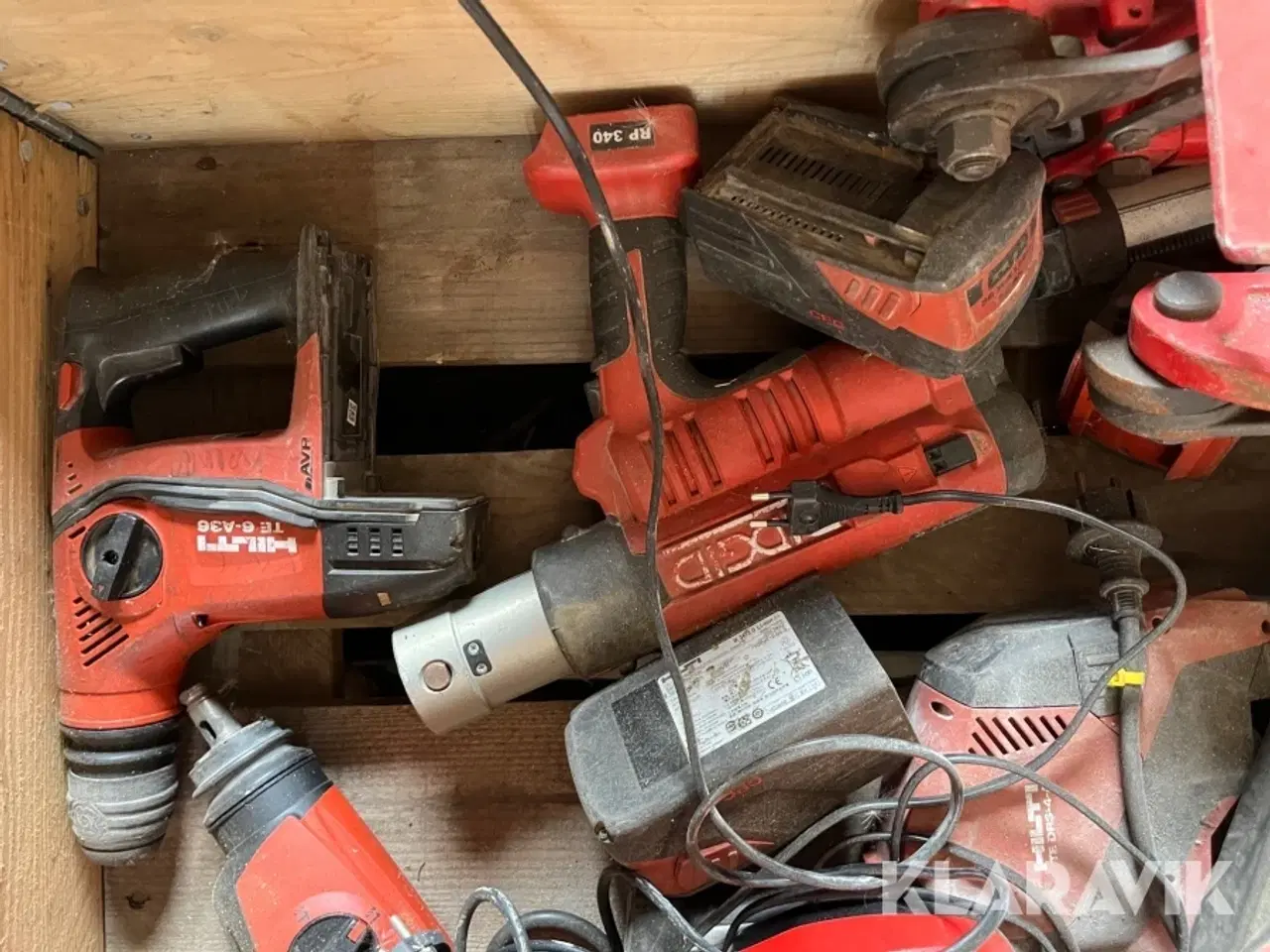 Billede 10 - Håndværktøj Hilti/Milwaukee/Rems - 1 palle
