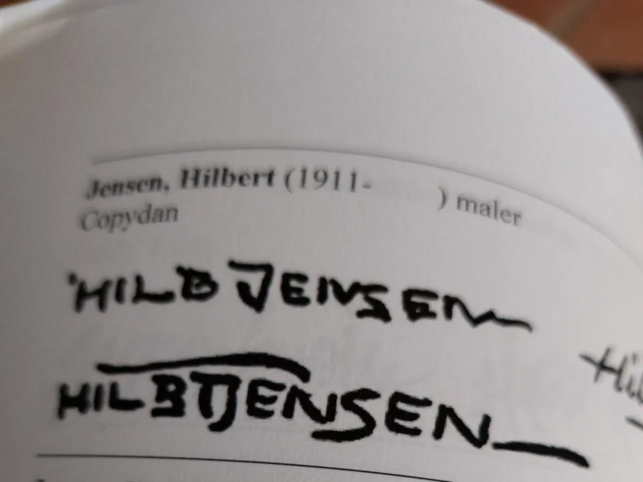 Billede 4 - HILBERT JENSEN ( 1911 - ?) oliemaleri