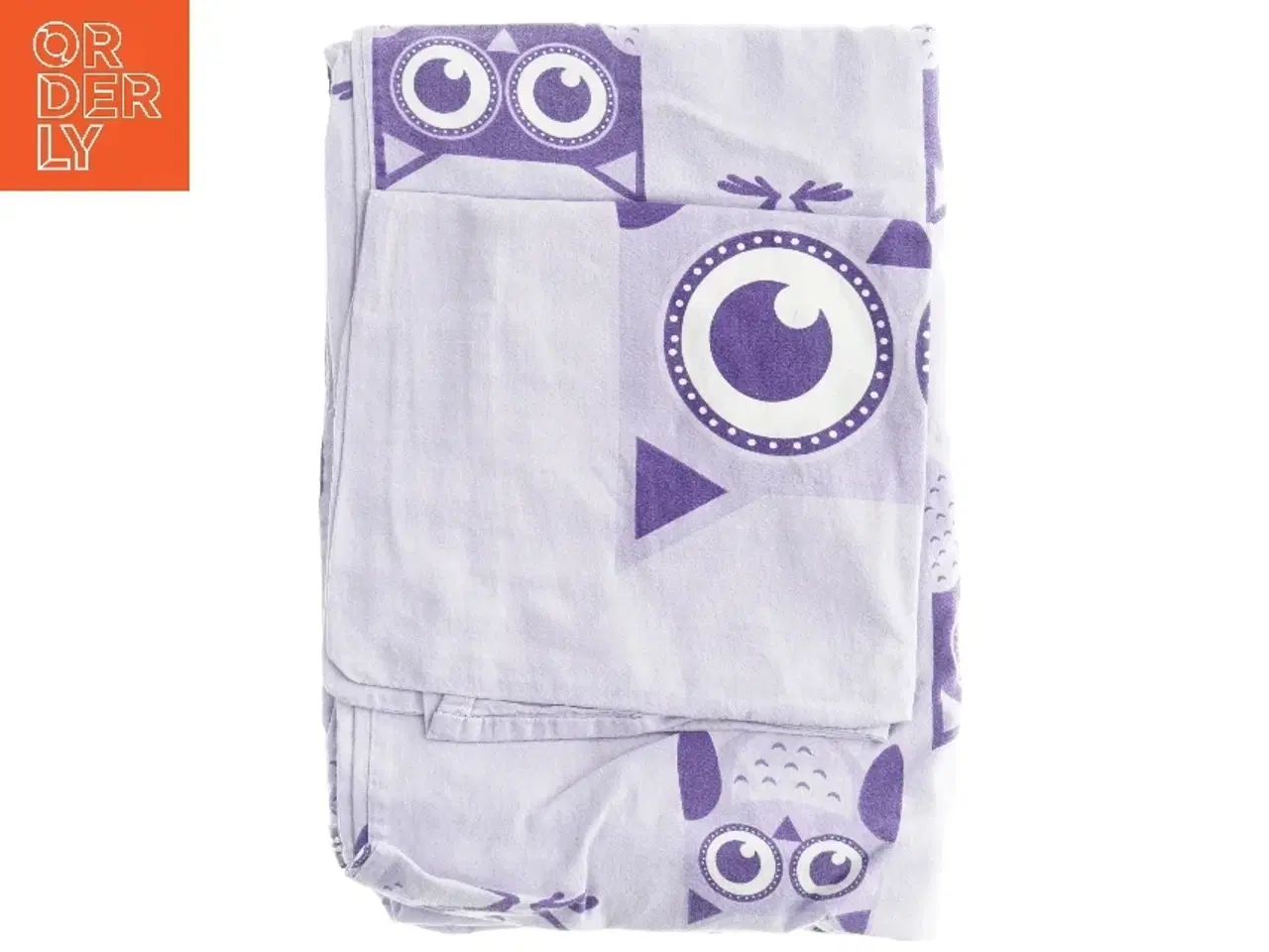 Billede 2 - Ugle print sengetøj (str. 90 x 120 cm)