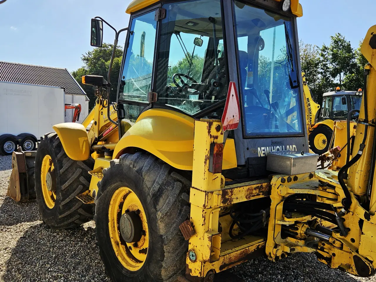 Billede 5 - New Holland LB115 / skovlsæt / udskud / 6700 timer