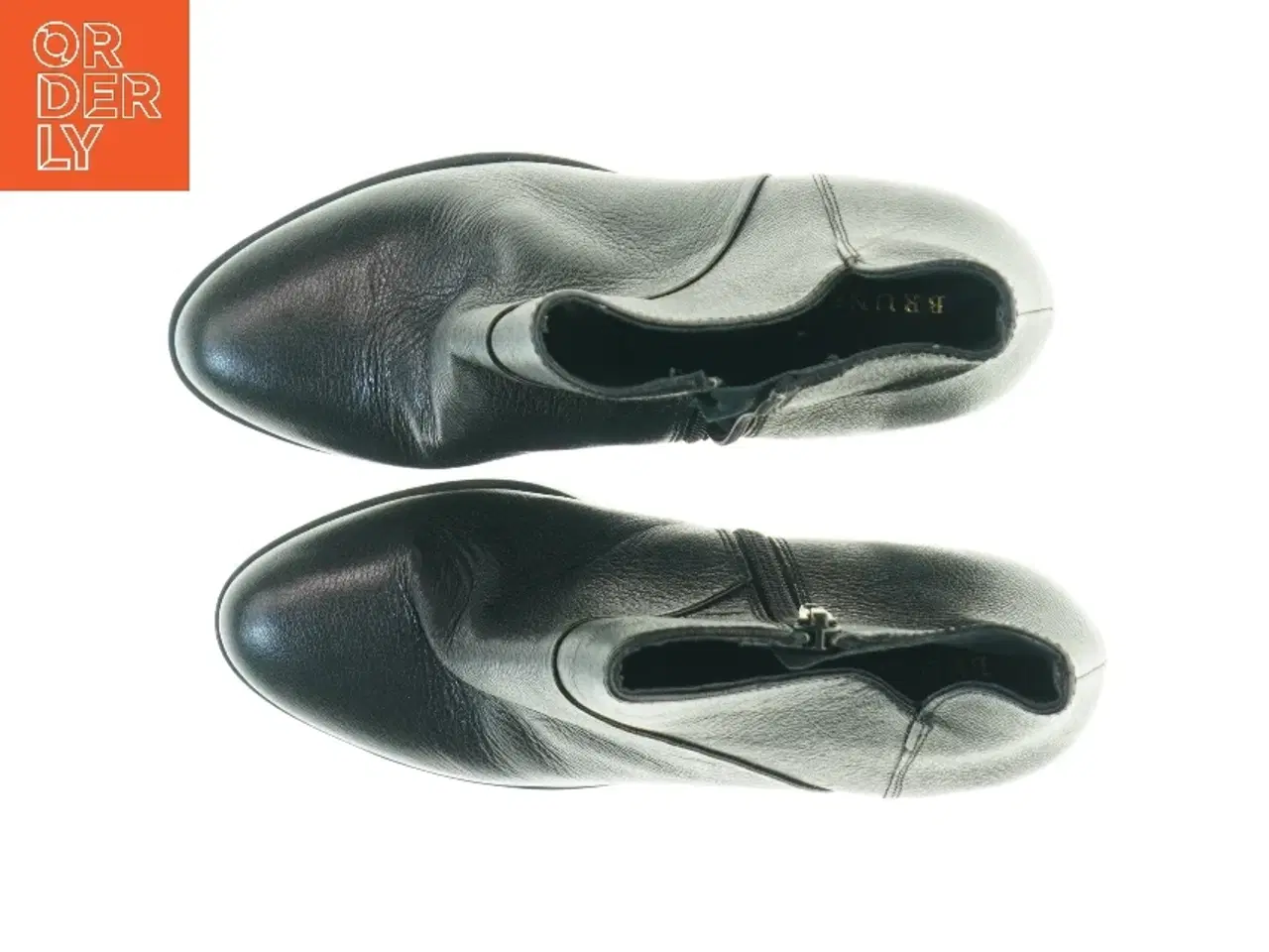 Billede 4 - Sort ankelstøvle med blokhæl fra Bruno Premi (str. 37 )