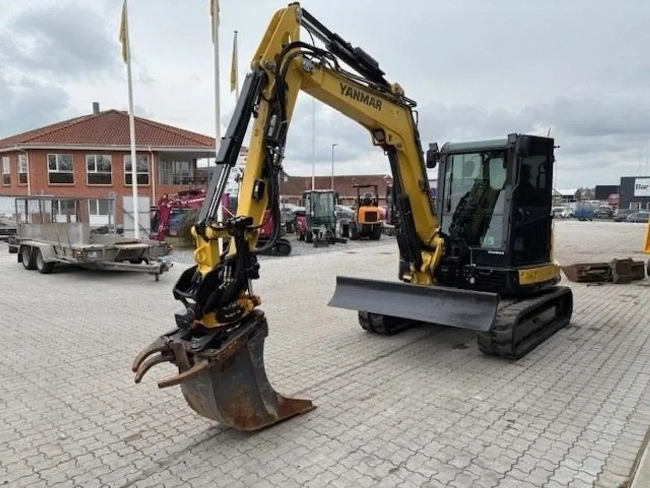 Billede 7 - Yanmar SV60 engcon rotortil m gribeklo leica 1d
