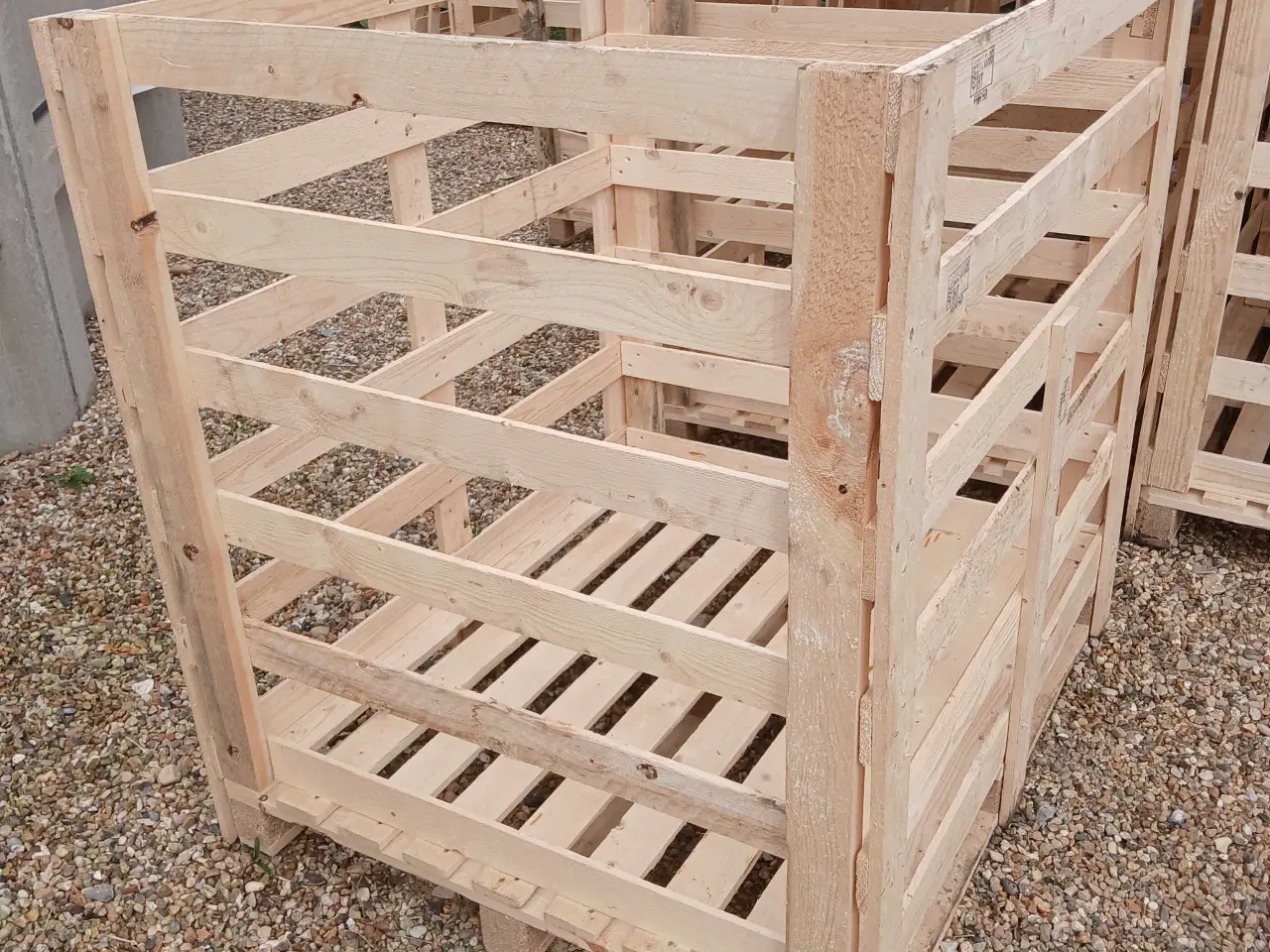 Billede 1 - Brænde kasser.  120×120×100