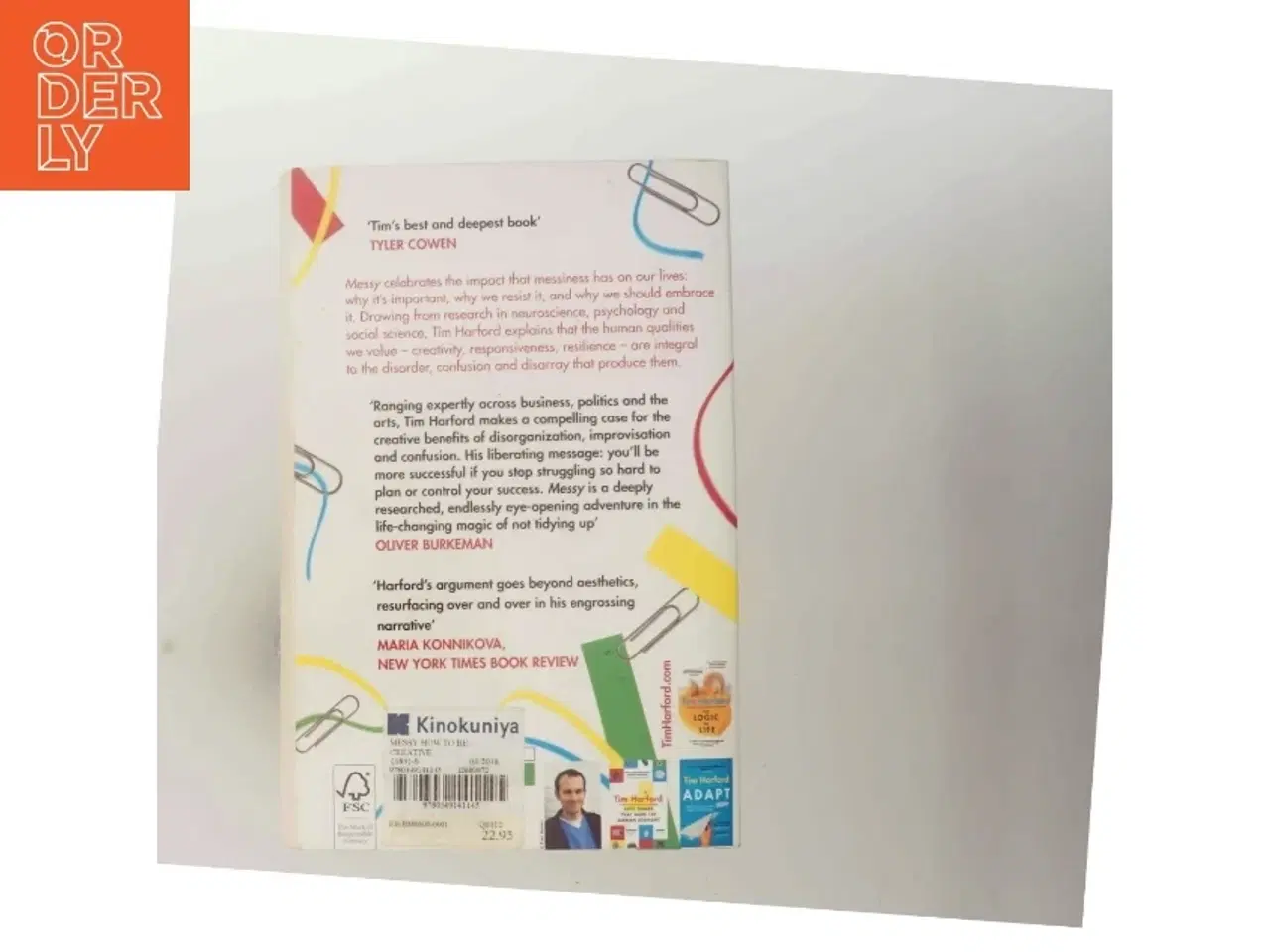 Billede 3 - Messy : how to be creative and resilient in a tidy-minded world af Tim Harford (f. 1973) (Bog)