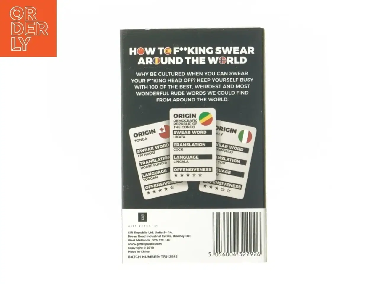 Billede 5 - How to F**king Swear Around the World (Bog) (str. 15x3,5x9,5 cm)