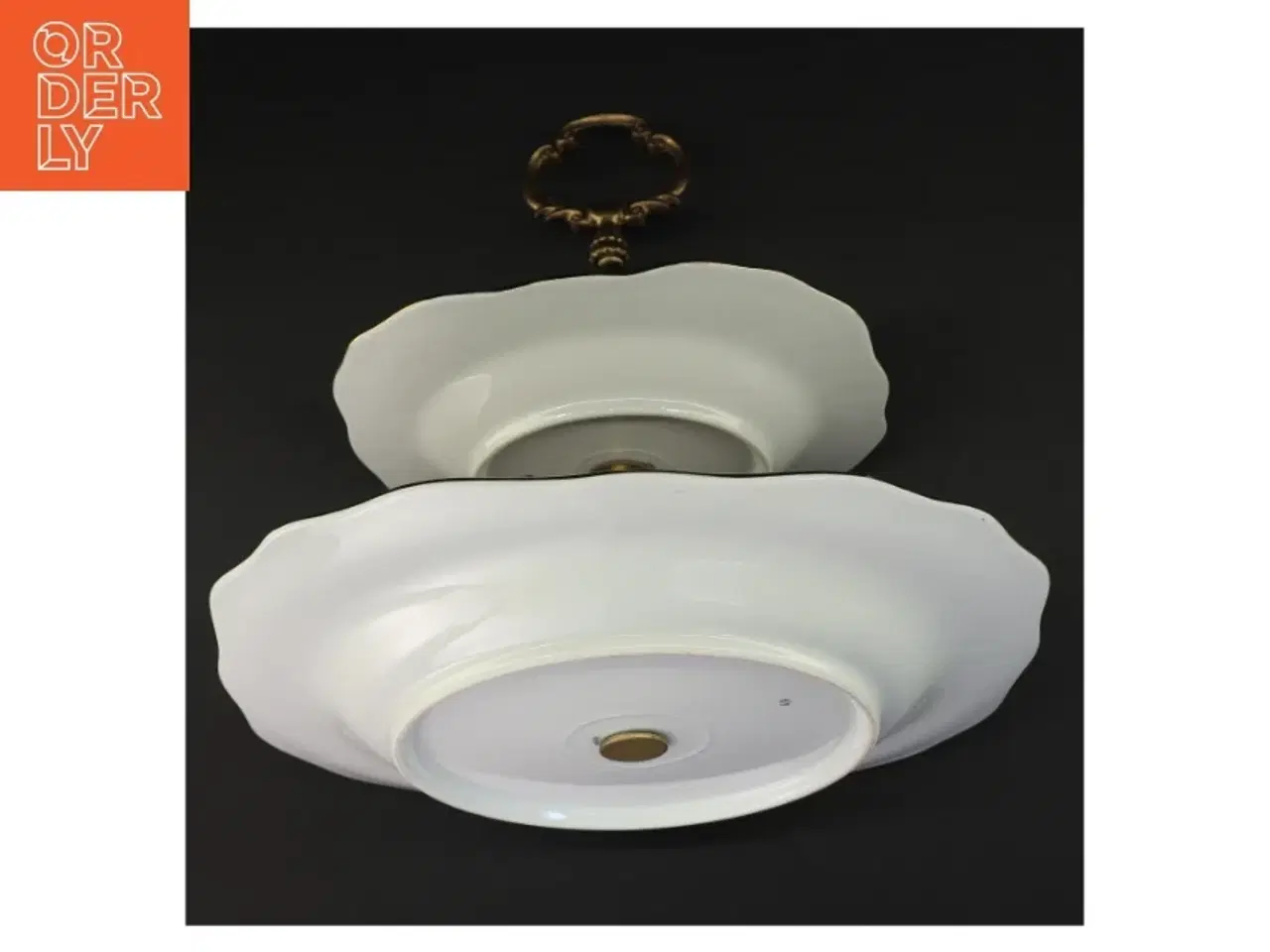 Billede 4 - Porcelæn kageopsats (str. 26 x 27 cm)