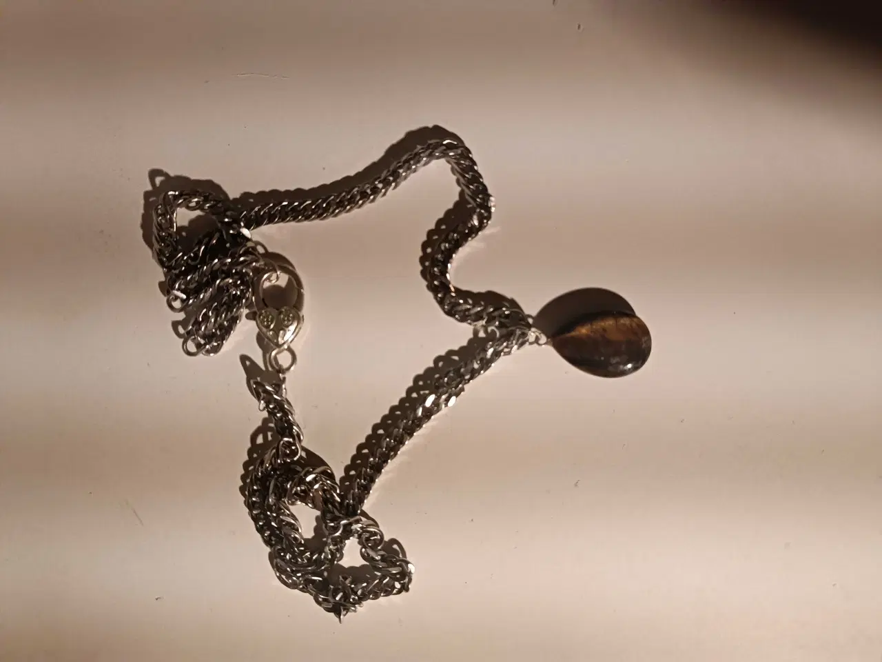 Billede 2 - Halskæde med kraftig kæder