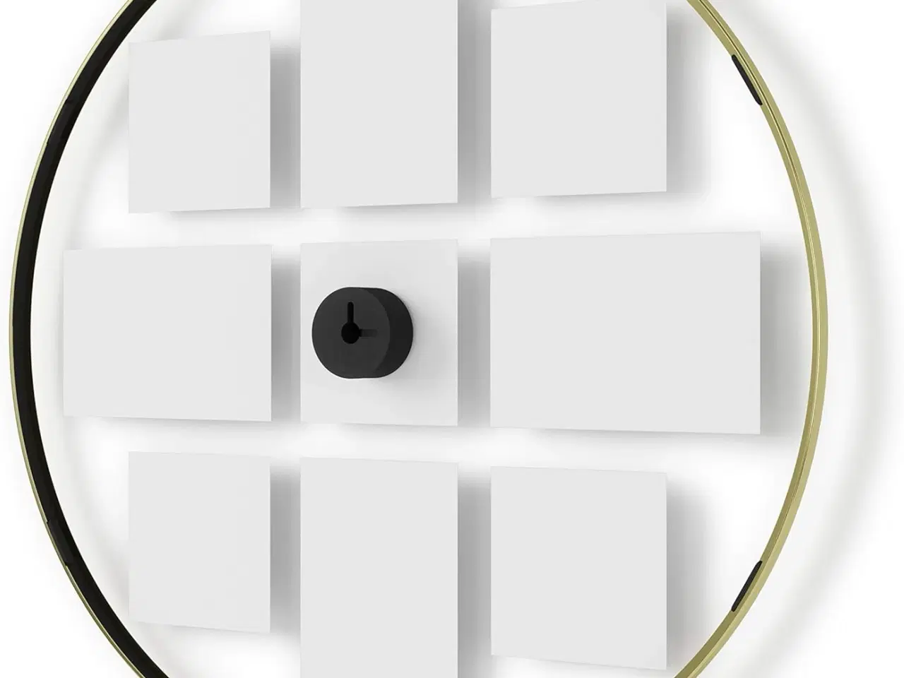 Billede 6 - Svævende glasramme i metal til billed collage