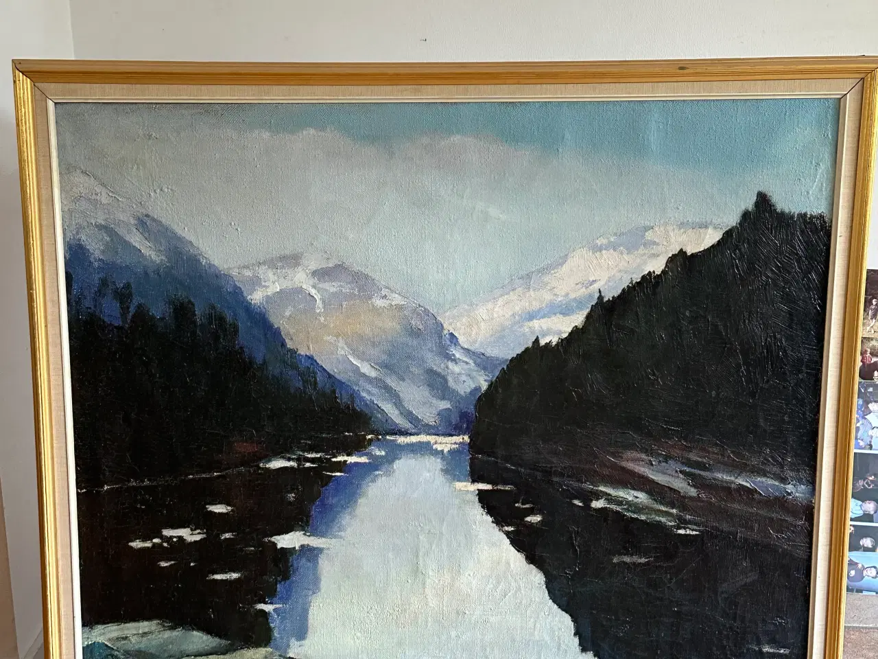 Billede 1 - Axel Lind Oliemaleri