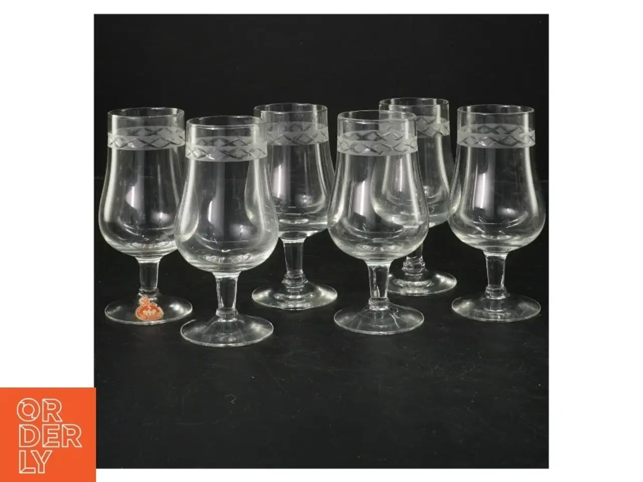 Billede 1 - Sæt med 6 glas (str. 12 cm)